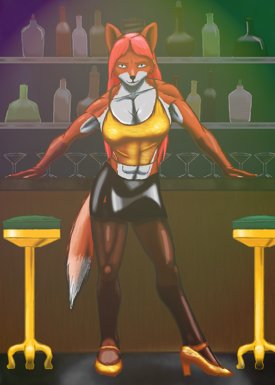 Furry Fox muscle